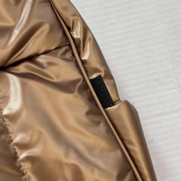 Calpak Luka Laptop Backpack Padded Travel Work School Bag Luggage Copper Color - Picture 7 of 9